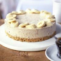 Frozen banana & peanut butter cheesecake image