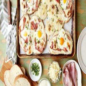 Sheet Pan Croque Madame Egg-In-A-Hole_image