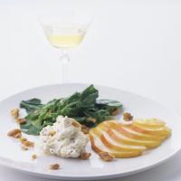 Arugula and Pear Salad with Mascarpone and Toasted Walnuts image