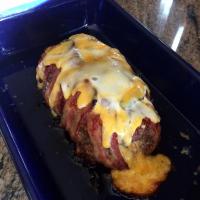 Dad's Cheesy Bacon Wrapped Meat Loaf image