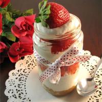 Strawberry Cheesecake in a Jar image