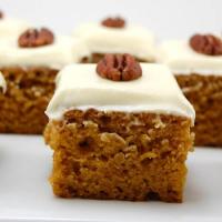Pumpkin Bars With cream Cheese Frosting_image