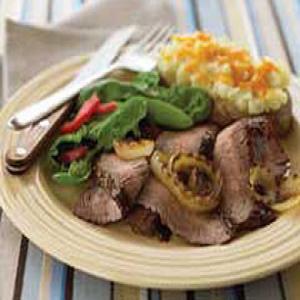 Midwestern Barbecue Flank Steak_image