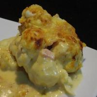 Baked Cauliflower & Cheese With Bacon image
