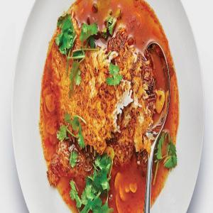 Spicy and Tangy Broth With Crispy Rice Recipe_image