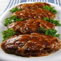 Salisbury Steak with Caramelized Onion Gravy Recipe - (4.5/5)_image