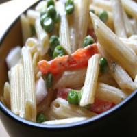 Penne Salad With Peppers and Peas image