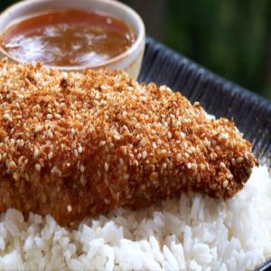 Easy Sesame Chicken With Apricot Sauce_image