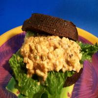 Rachael Ray's Deviled Egg Salad on Pumpernickel image
