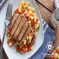 Grilled Tuna with Fire & Ice Salsa_image