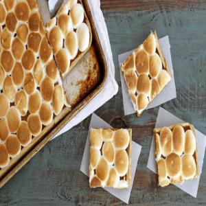 Marshmallow-Brown Butter-Pumpkin Slab Pie image