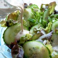 Very Green Salad With Herb Vinaigrette image