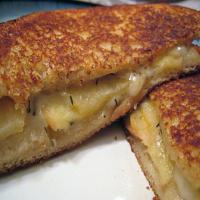 Grilled Swiss Cheese and Apples Sandwiches image