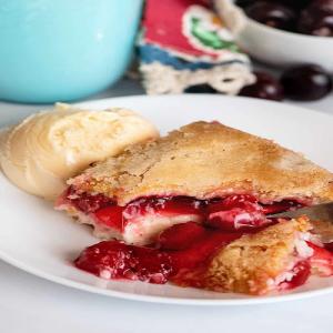 Easy Crescent Cherry Cream Cheese Cobbler - Southern Plate_image