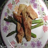 Asian Style Chicken Strips with Asparagus Recipe - (4.2/5) image