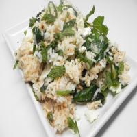 Delicious Spinach Rice with Feta_image