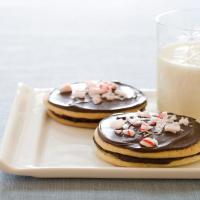 Peppermint-Chocolate Sandwich Cookies image