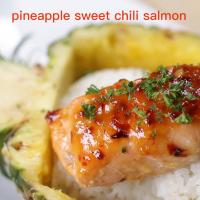 Pineapple Sweet Chili Salmon Recipe by Tasty_image