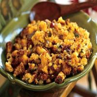 Cornbread Stuffing with Ham, Chestnuts, and Sage image