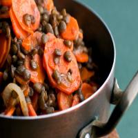 Carrots and Lentils in Olive Oil image