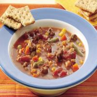 Vegetable-Beef-Barley Soup image