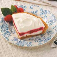 Lemon-Raspberry Ribbon Pie image