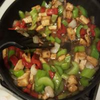 Stir-Fried Tofu and Vegetables with Oyster Sauce image