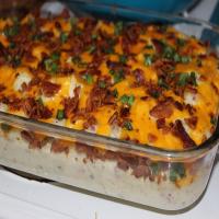 Loaded Baked Red Mashed Potatoes image
