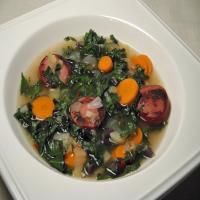 Skinny Portuguese Kale and Potato Soup (Caldo Verde) image