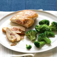 Ham-and-Sage-Stuffed Chicken with Broccoli image