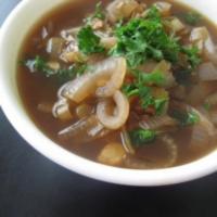 Rich Two Onion and Garlic Soup_image