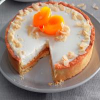 Apricot Cream Pie With Almonds_image