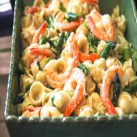 Pasta with shrimp and asparagus Recipe - (4.5/5) image