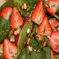 Spinach Salad with Strawberries & Almonds image