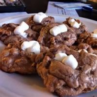 Chocolate Rocky Road Cookies image