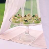 Wasabi Lime Crab Salad in Cucumber Cups_image