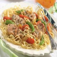 Turkey Scaloppine with Vegetables image
