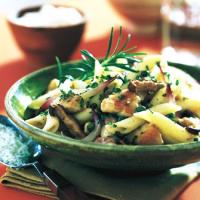 Penne with Chicken, Shiitake Mushrooms, and Capers image