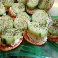 Cucumber and Cream Cheese Appetizers_image