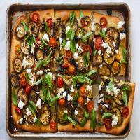 Eggplant Focaccia With Ricotta and Olives_image