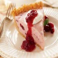 Cranberry Cream Cheese Frozen Pie image