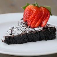 Swedish Sticky Chocolate Cake (Kladdkaka) Recipe by Tasty image