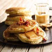 Pancakes with Maple-Peanut Butter Syrup_image