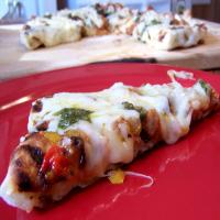 Grilled Sausage and Peppers Pizza image
