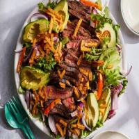 Fajita Steak Salad with Cilantro-Lime Vinaigrette_image