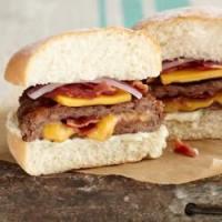 Cheesy Bacon-Stuffed Burgers image