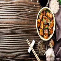 Sesame Tofu: Pan-Fried to Perfection in a Chili-Garlic Sauce_image