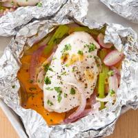 Chicken Baked in Foil with Sweet Potato and Radish Recipe - (4/5)_image