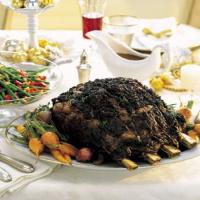 Standing Rib Roast with Rosemary-Thyme Crust_image