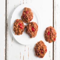 No Bake Chocolate Cover Cherry Oatmeal Cookies image